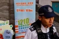 Tiga Aktivis Hong Kong Ditangkap Menjelang Pemilu Lokal, Oposisi Tersingkir