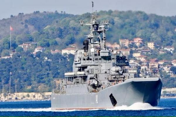 Kapal Perang Rusia Rusak akibat Serangan Ukraina di Pelabuhan Krimea