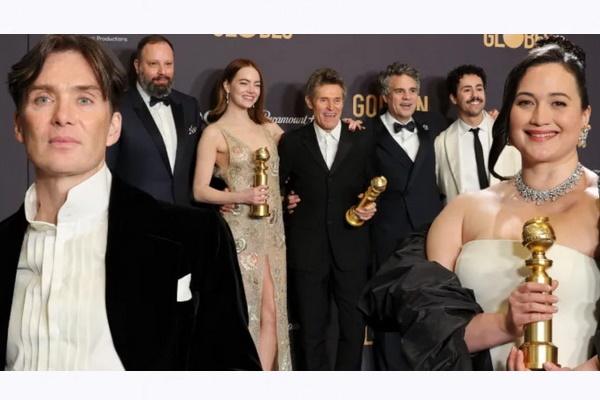 Oppenheimer dan Poor Things Raih Hadiah Film Teratas, Daftar Lengkap Pemenang Golden Globes 2024