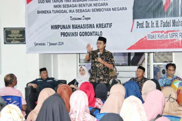 Tiga Pesan Fadel Muhammad dalam Sosialisasi Empat Pilar MPR