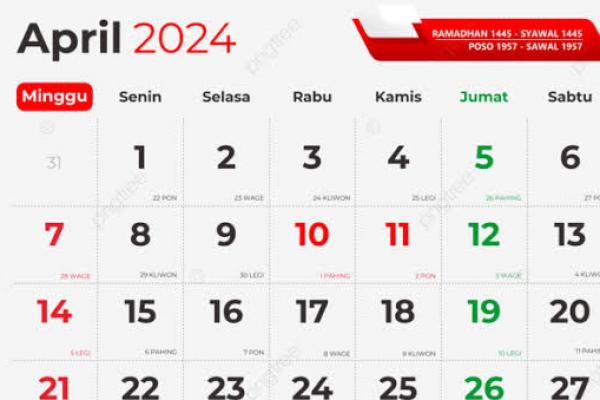 Kabar Baik, Ini Jadwal Cuti Bersama 2024