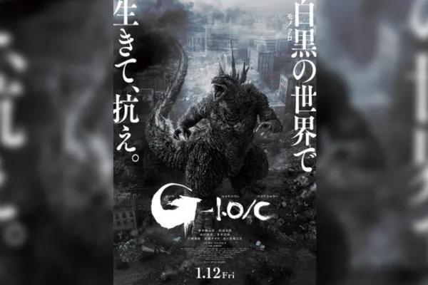 Godzilla Minus One Versi Hitam Putih akan Tayang di Bioskop AS pada 26 Januari 2024