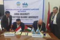 UIA dan Zarqa University Teken MoU Bidang Riset dan Pengabdian Sosial