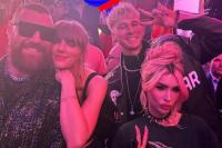 Megan Fox Balas Kritik Foto Wajahnya di Afterparty Super Bowl 2024 Bareng Taylor Swift
