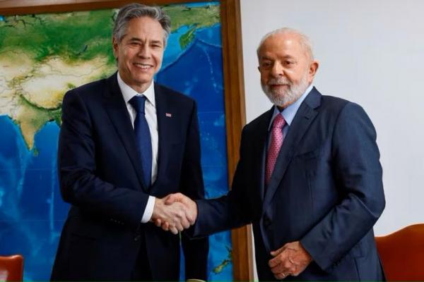 Usai Komentar Gaza Picu Pertikaian Diplomatik Brasil-Israel, Presiden Lula Bertemu Blinken 