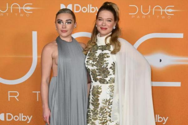 Rehat Syuting Dune: Part Two, Lea Seydoux dan Florence Pugh Belanja di Desa