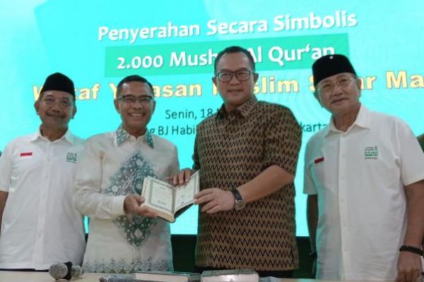 Sambut Ramadan, ICMI Distriusikan 2000 Mushaf Alquran